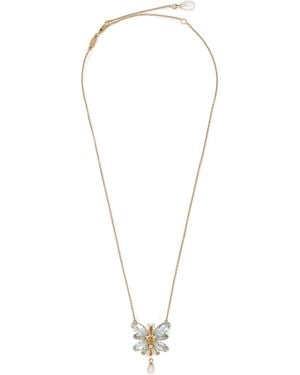 Dolce & Gabbana 18Kt Spring Gemstone Pendant Necklace - White