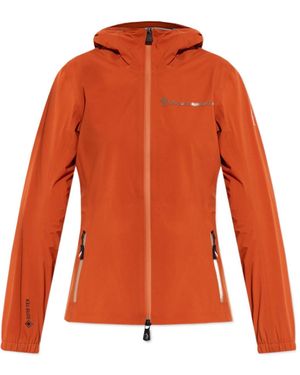 Moncler Grenoble Valles Hooded Shell Jacket - Orange