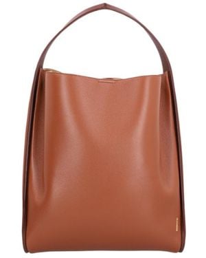 Jil Sander Pivot Bucket Bag - Brown