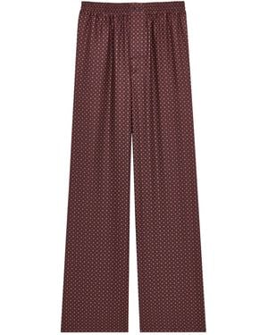 Saint Laurent Trousers - Purple