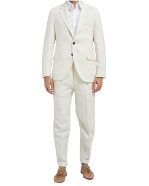 Brunello Cucinelli Long-Sleeved Suit - White