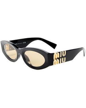 Miu Miu Cateye Frame Sunglasses - White