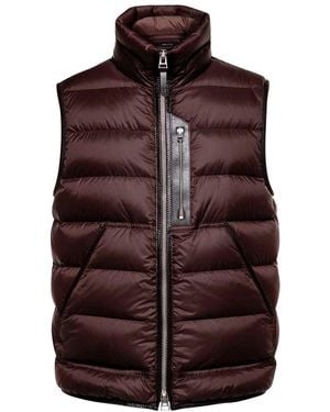 Tom Ford Padded Light Nylon Vest - Purple