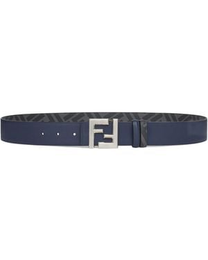 Fendi Ff Squared Belt - Blue