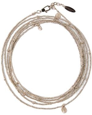 Brunello Cucinelli Sterling Wrap Bracelet - Metallic