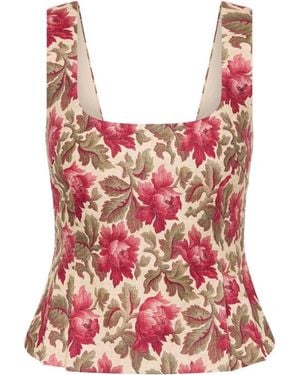 Posse Sleeveless Tops - Red