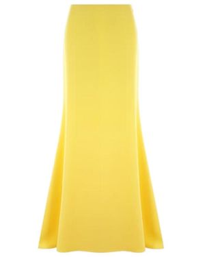 Valentino High Waist Maxi Skirt - Yellow