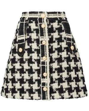 Valentino Button-Down Skirt - Black