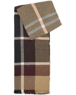 Barbour Plaid Scarf - Natural