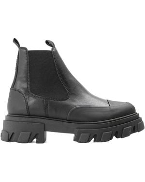 Ganni Low-Top Chelsea Boots - Black