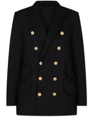 Balmain Double-Breasted Blazer - Black