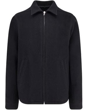 Rick Owens Zipped Shirt Jacket - Blue