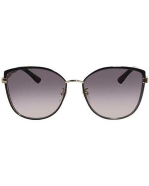 Gucci Eyewear Rectangle Frame Sunglasses - Metallic