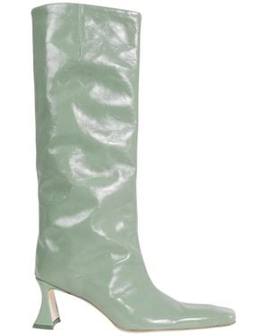 Miista Square-Toe Boots - Green