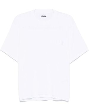 Magliano Waffle Logo Embroidered T-Shirt - White