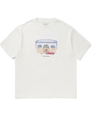Drole de Monsieur Graphic Print T-Shirt - White