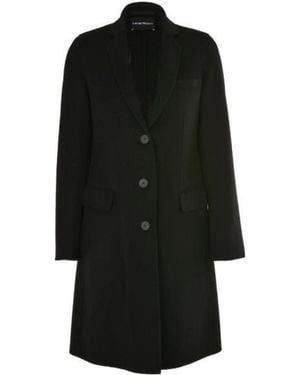 Emporio Armani Single-Breasted Waist Coat - Black