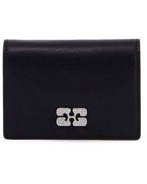 Ganni Bou Bifold Cardholder - Black