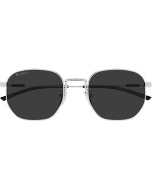 Gucci Eyewear Geometric Frame Sunglasses - Multicolor