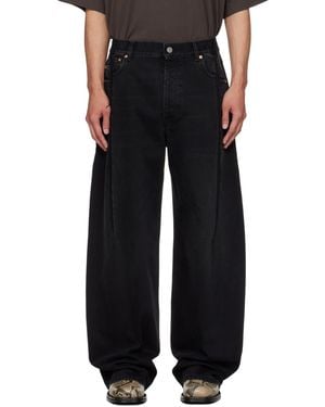 Vetements Jeans With Belt Loops - Black