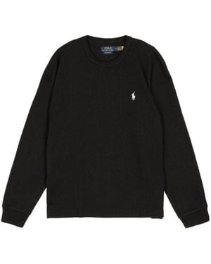 Polo Ralph Lauren Relaxed Long Sleeve T-Shirt - Black