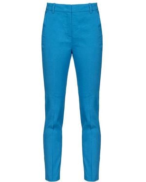 Pinko Stretched Cigarette Trousers - Blue