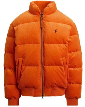 Polo Ralph Lauren Padded Corduroy Jacket - Orange