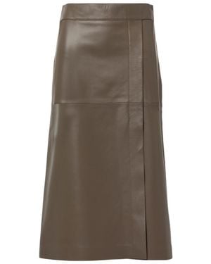 JOSEPH Midi Skirt - Brown