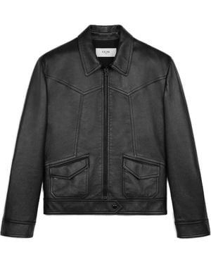 Celine Loose Blouson Jacket - Black