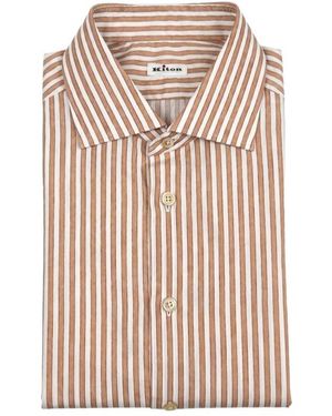Kiton Striped Shirt - Pink