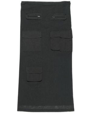 Acne Studios Cargo Mesh Skirt - Black