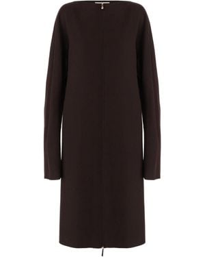 Carven Long Sleeve Shift Dress - Black