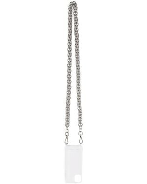 1017 ALYX 9SM Small Thick Chain Iphone 11 Mobile Phone Case - White