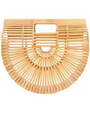 Cult Gaia Ark Small Top Handle Bag - Metallic