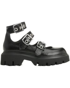 Vivienne Westwood Bacchus Shoes Cow Leather Court Shoes - Black