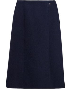 Dior Mid-Length Straight Skirt - Blue