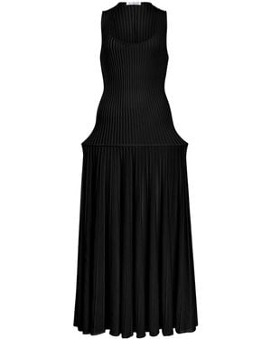 Alaïa Wool Crinoline Dress - Black