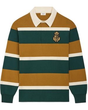 Celine Blason Rugby Polo Shirt - Multicolour