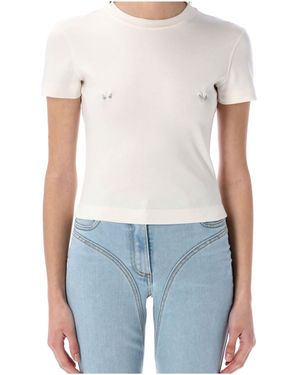 Mugler Short-Sleeved T-Shirt - Blue