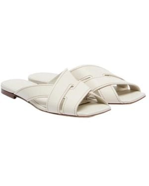 Tod's Simple Square Toe Shoes - White
