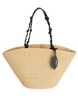 Jil Sander Tangle Small Bucket Bag - Natural