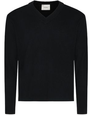 Lisa Yang V-Neck Jumper - Black