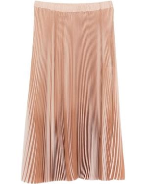 Fabiana Filippi Pleated Midi Skirt - Pink