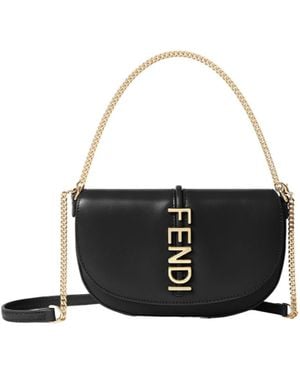 Fendi Leather Wallet - White