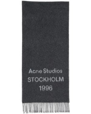 Acne Studios Fringed Edge Scarf - Black