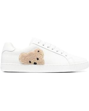 Palm Angels New Teddy Bear Tennis Trainers - White
