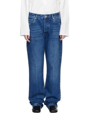 Studio Nicholson Belt Loop Jeans - Blue
