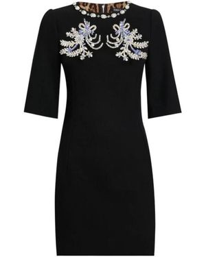 Dolce & Gabbana Wool Dress - Black