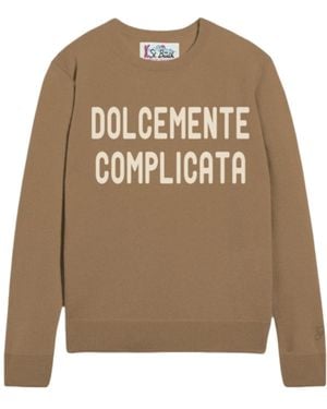 MC2 Saint Barth Crew Neck Jumper - Brown