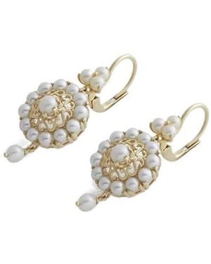 Dolce & Gabbana Romance Pendant Earrings - White